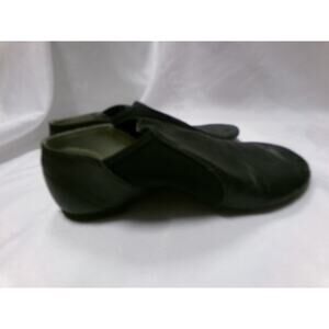 Dance Generic Jazz Shoe Youth 13 Black Leather Slip On